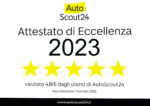Attestato di Eccellenza AutoScout24 AutoCOM 2023 Adesivo